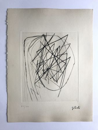 Gravure Gilioli - Sans titre (d'après un dessin de 46)