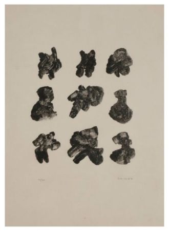 Lithographie Michaux - Sans titre / Untitled