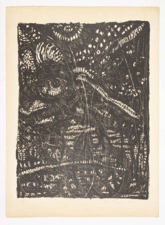 Lithographie Zeid - Sans titre. Untitled.
