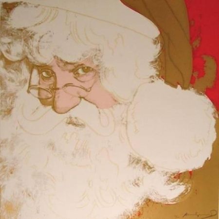 Sérigraphie Warhol - Santa Claus