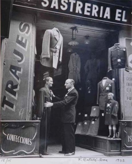 Photographie Català-Roca - Sastreria carrer Hospital, ca. 1950