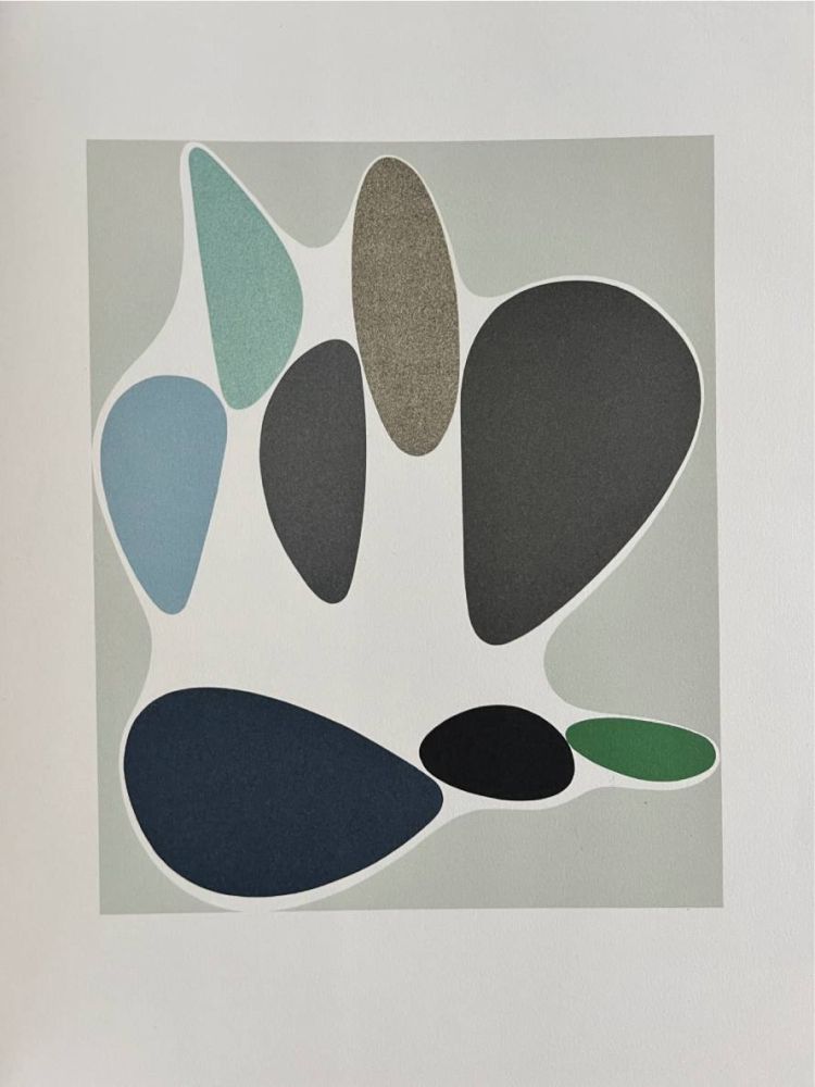 Lithographie Vasarely - Sauzon