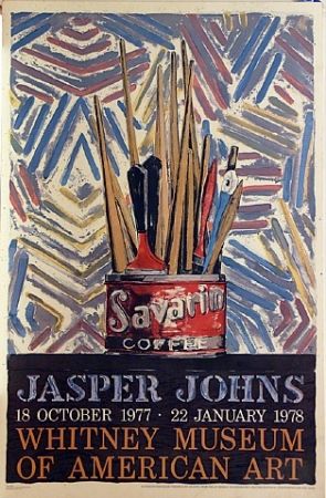 Lithographie Johns - Savarin, Jasper Johns, 18 October 1977 to 22 January 1978
