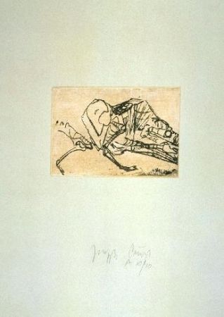 Eau-Forte Et Aquatinte Beuys - Schafsskelett