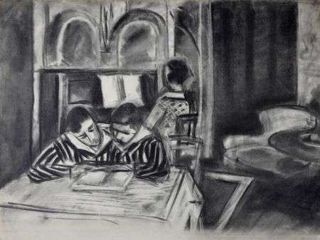 Collographie Matisse - Scène d'intérieur