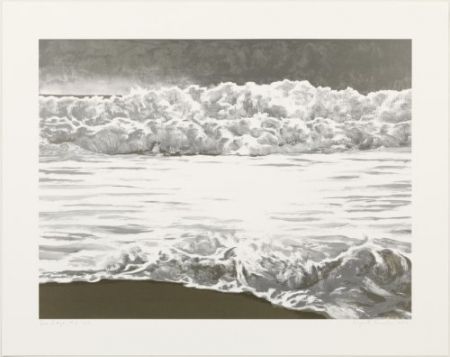 Lithographie Gornick - Sea edge	