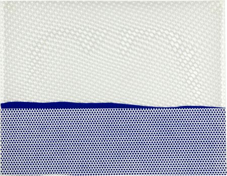 Sérigraphie Lichtenstein - Seascape. No 1. 