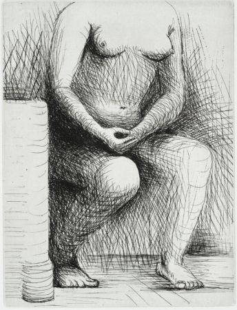 Gravure Moore - Seated Figure