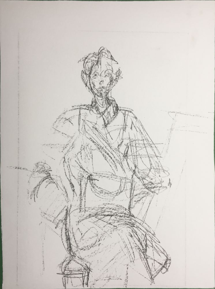 Lithographie Giacometti - Seated Figure (Derrière le Miroir n°127. 1961. Deluxe)