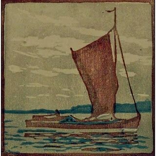 Gravure Sur Bois Mass - Segelboot / Sailboat