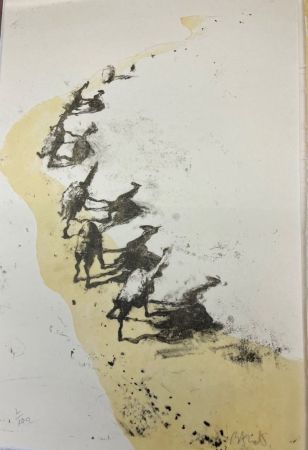 Lithographie Barcelo - Sekou