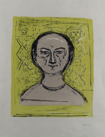 Lithographie Campigli - Selbstbildnis / Self-Portrait