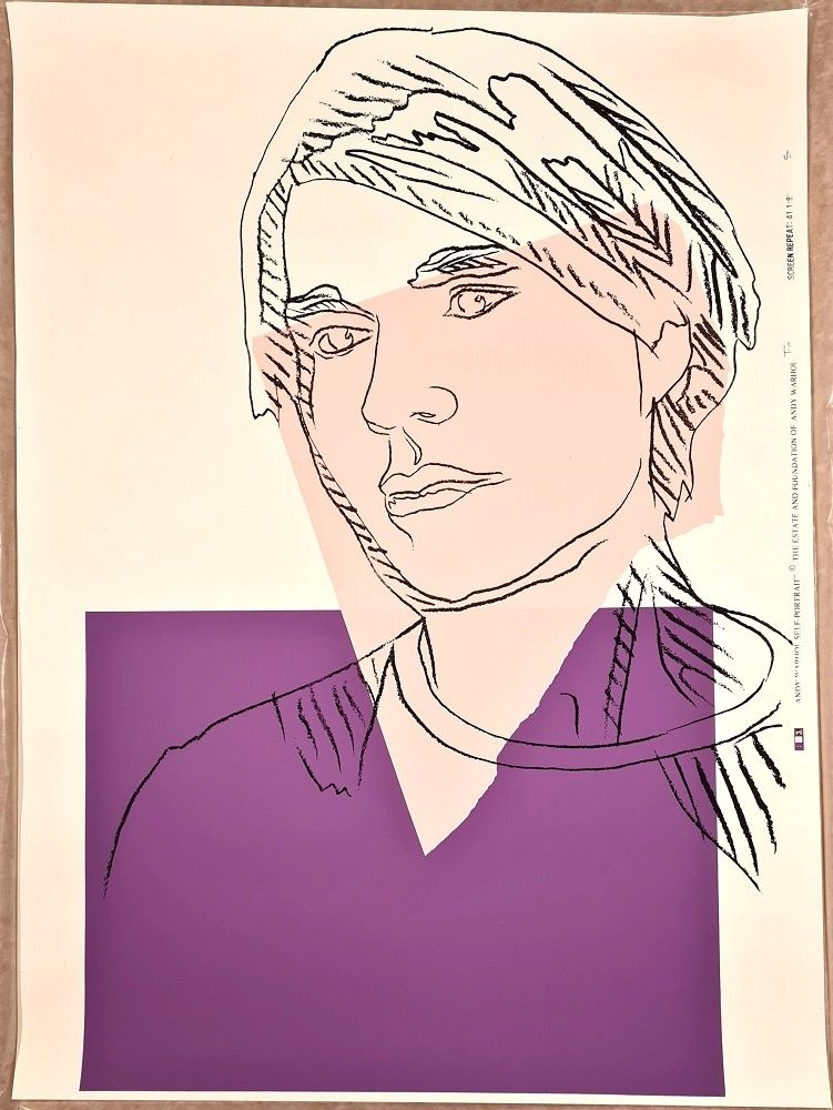 Sérigraphie Warhol - Self-Portrait