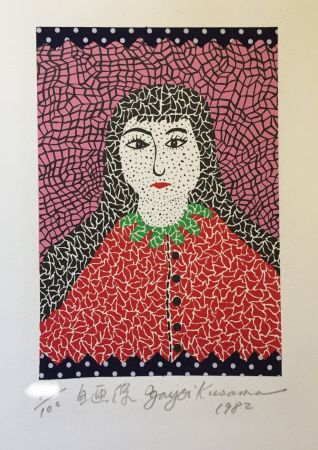 Lithographie Kusama - Self-portrait