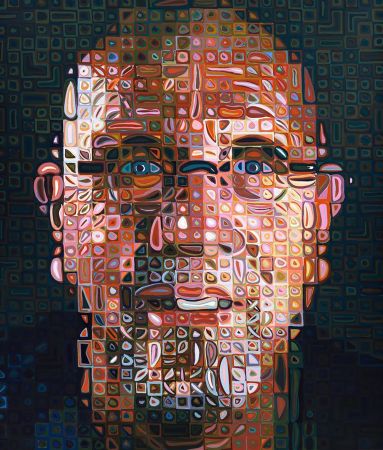 Sérigraphie Close - Self-Portrait Screenprint 2012
