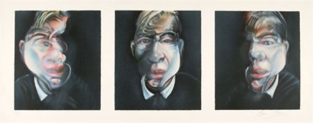 Lithographie Bacon - Self-Portrait  Tryptique
