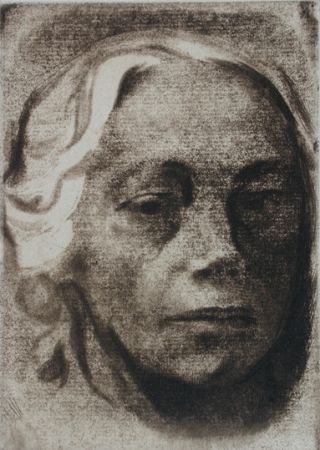 Gravure Kollwitz - Self Portrait