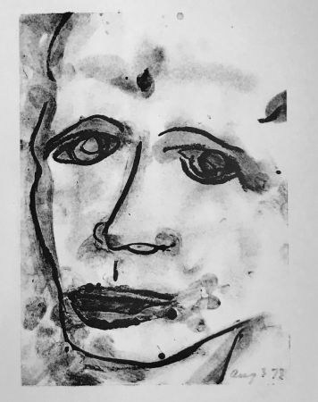 Lithographie Francis - Self Portrait