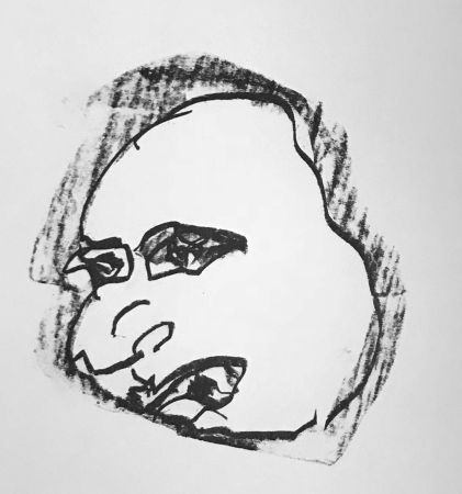 Lithographie Francis - Self Portrait