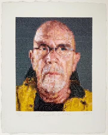 Sérigraphie Close - Self Portrait (1)
