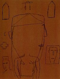 Lithographie Brown - Self portrait 10