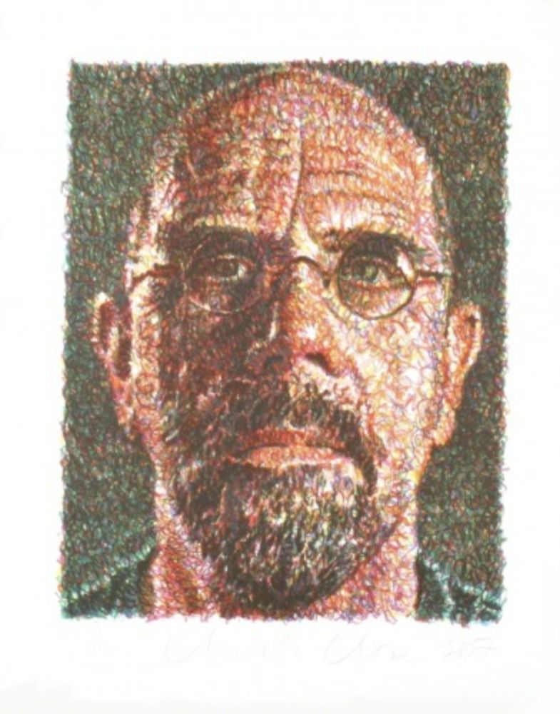 Sérigraphie Close - Self Portrait (Lincoln Center)