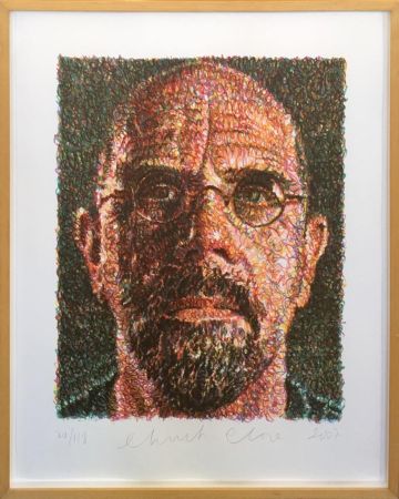 Sérigraphie Close - Self Portrait (Lincoln Center)