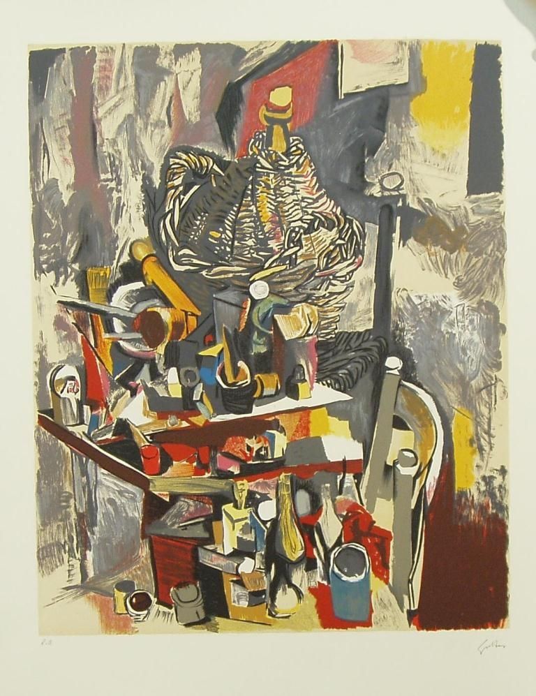 Lithographie Guttuso - SENZA TITOLO