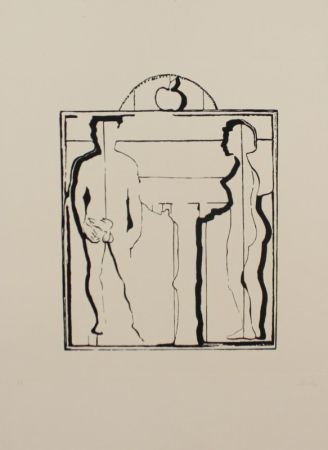 Lithographie Ceroli - SENZA TITOLO