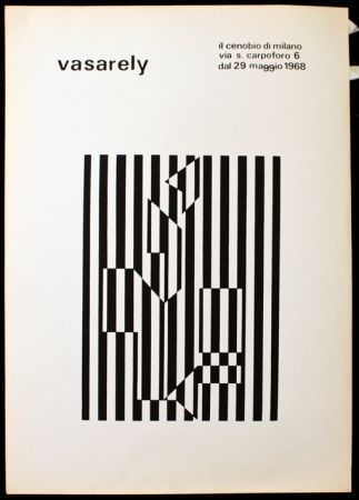 Affiche Vasarely - SENZA TITOLO