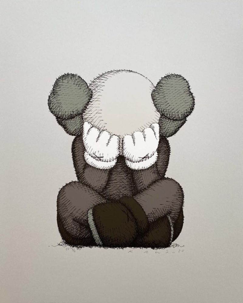 Sérigraphie Kaws - Separated