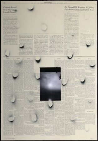 Lithographie Bleckner - September 23rd bis (variant 5)