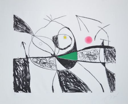Eau-Forte Et Aquatinte Miró - Serie Mallorca - D618