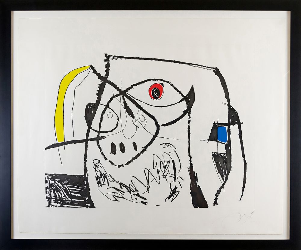 Gravure Miró - Serie Mallorca Plate XII 