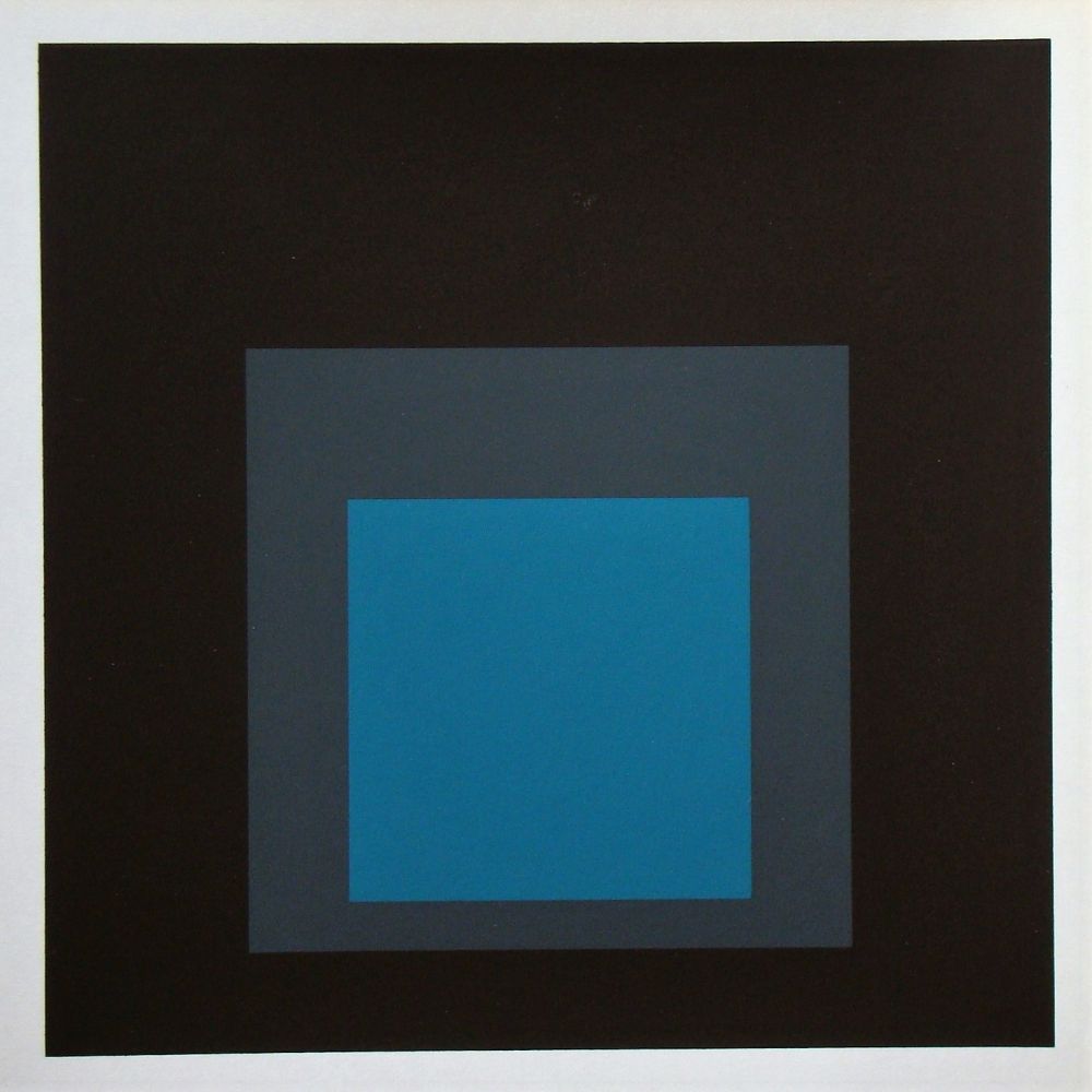 Sérigraphie Albers - Set Off, 1960