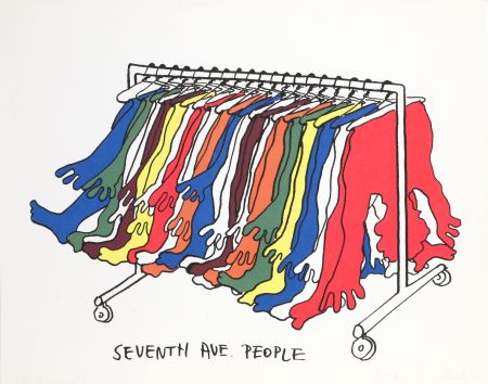 Sérigraphie Kogelnik - Seventh Avenue People