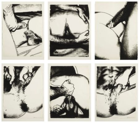 Sérigraphie Warhol - Sex Parts Complete Portfolio 