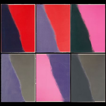 Sérigraphie Warhol - Shadows II Complete Portfolio (FS II.210-215)