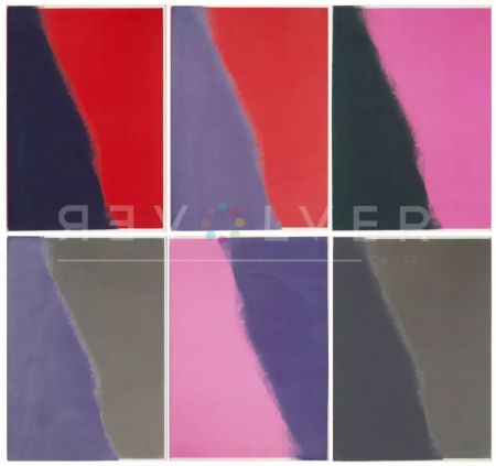 Sérigraphie Warhol - Shadows II Complete Portfolio (FS II.210-215)