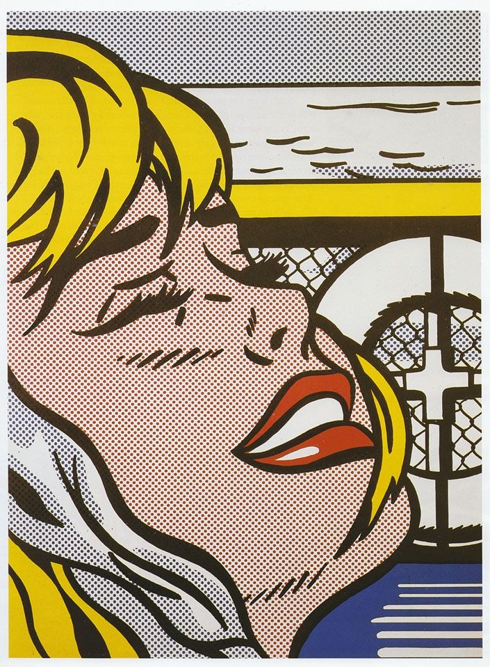 Offset Lichtenstein - Shipboard Girl, ca.