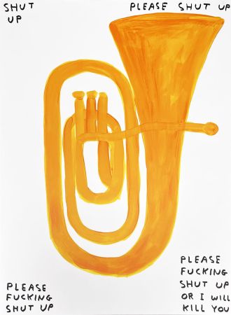 Sérigraphie Shrigley - Shut Up
