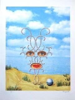 Lithographie Magritte - Shéhérazade