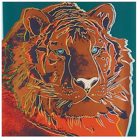 Sérigraphie Warhol - Siberian Tiger, from Endangered Species
