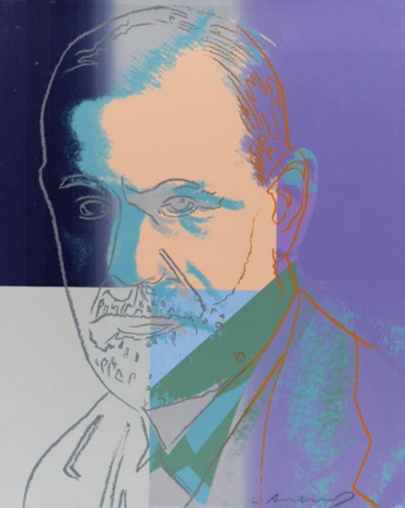 Sérigraphie Warhol - Sigmund Freud