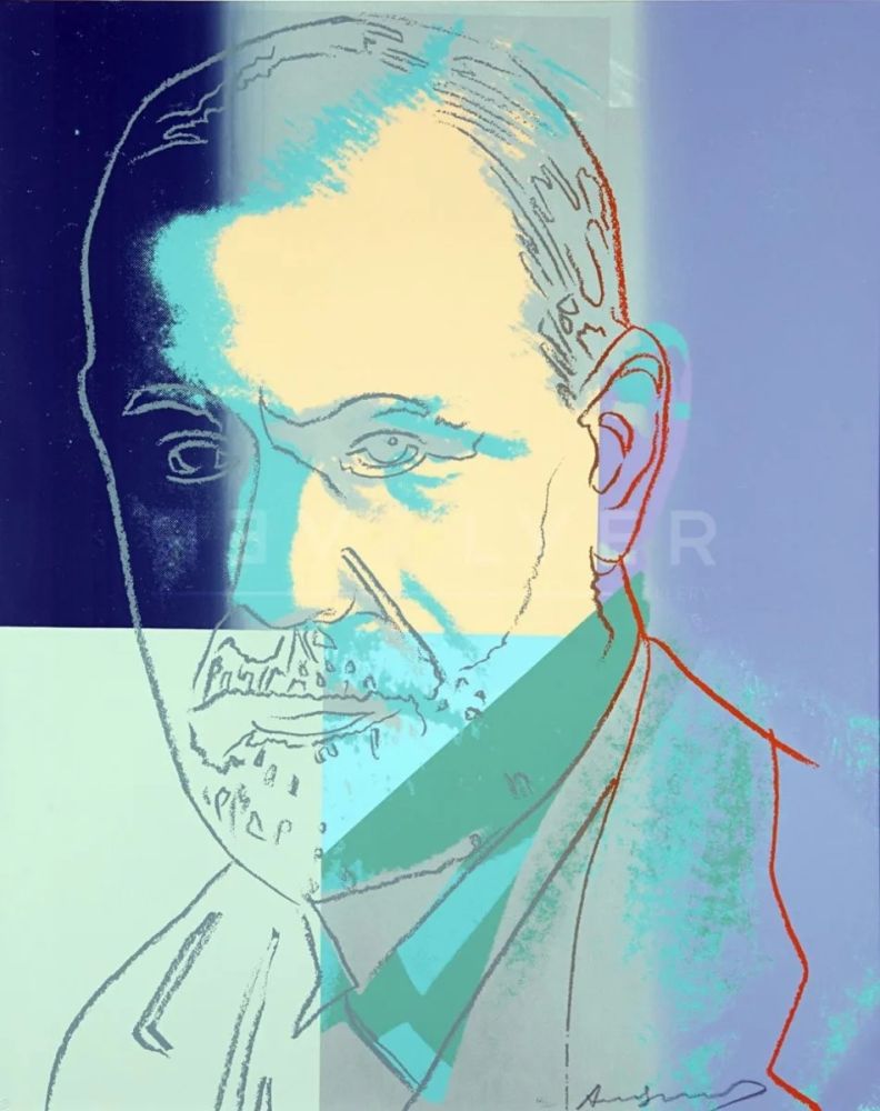 Sérigraphie Warhol - Sigmund Freud 