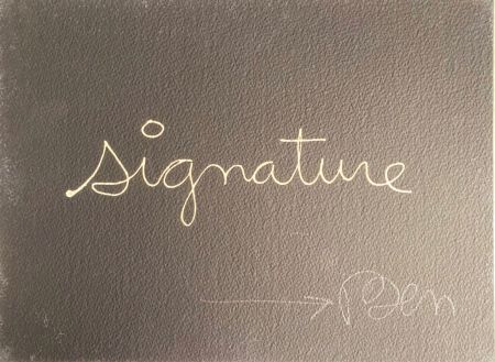 Sérigraphie Vautier - Signature