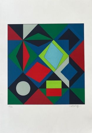 Sérigraphie Vasarely - Sikra MC 