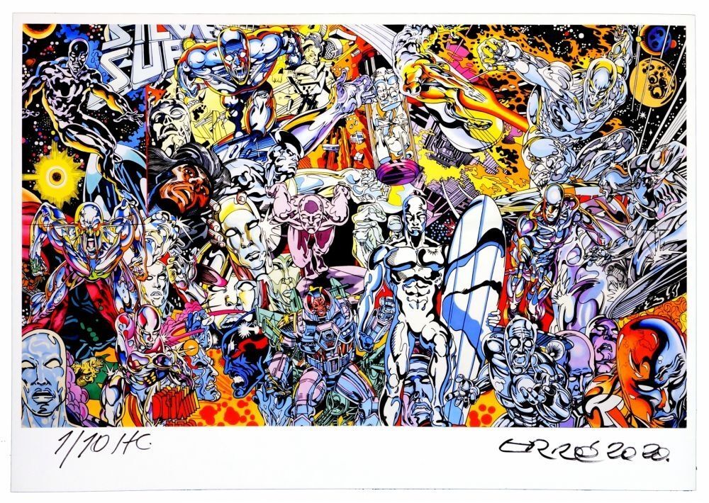 Estampe Numérique Erro - Silver Surfer