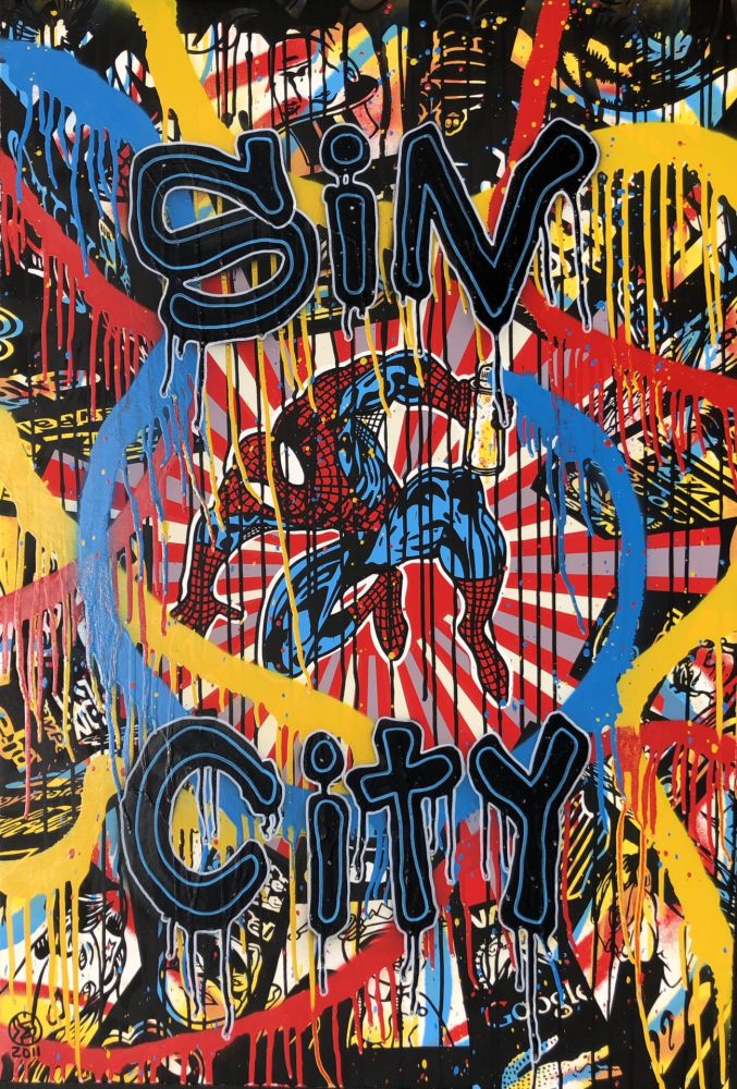 Sérigraphie Speedy Graphito - Sin City