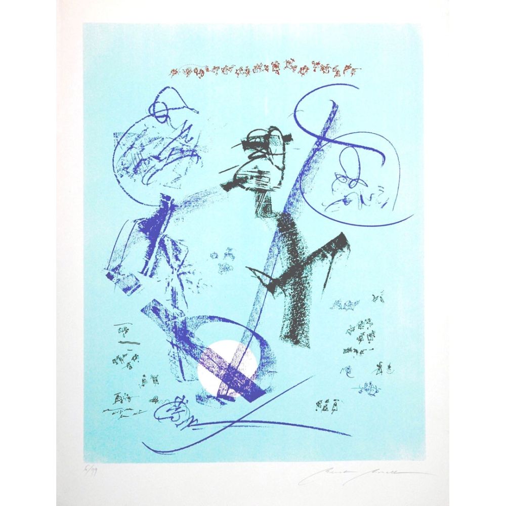 Lithographie Rossell - Sin_título